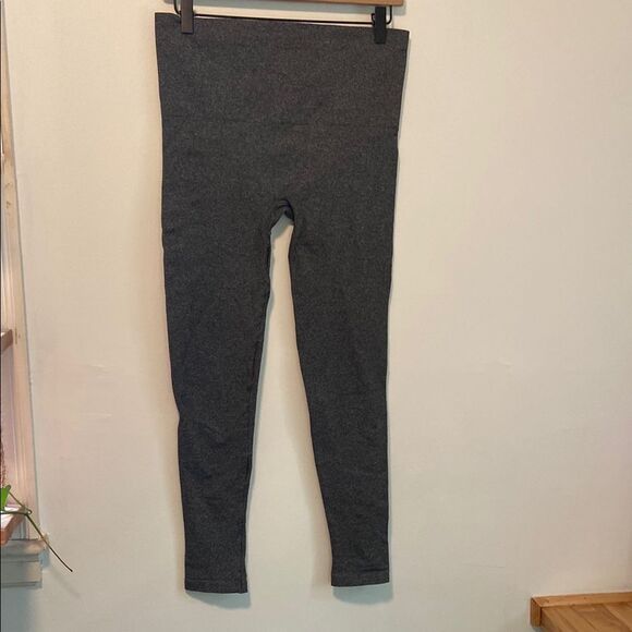 SPANX Heather Gray High Waisted Leggings Size Large - Picture 1 of 8